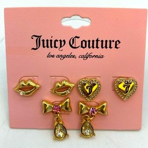 Juicy Couture 3 Earrings Set